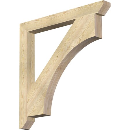 Ekena Millwork Westlake Slat Rough Sawn Bracket, Douglas Fir, 4"W x 40"D x 40"H BKT04X40X40WTL06RDF